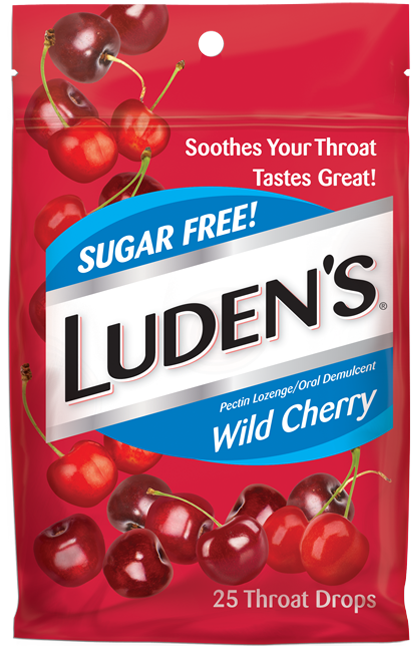 Luden’s® Sore Throat Lozenges – Wild Cherry